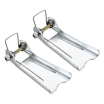 PATIKIL 2.9 Inch Replacement Hooks Latch, 2 Pack Metal Thickened Towing Receiver Hitch for Clevis Hook Trailer, Silver