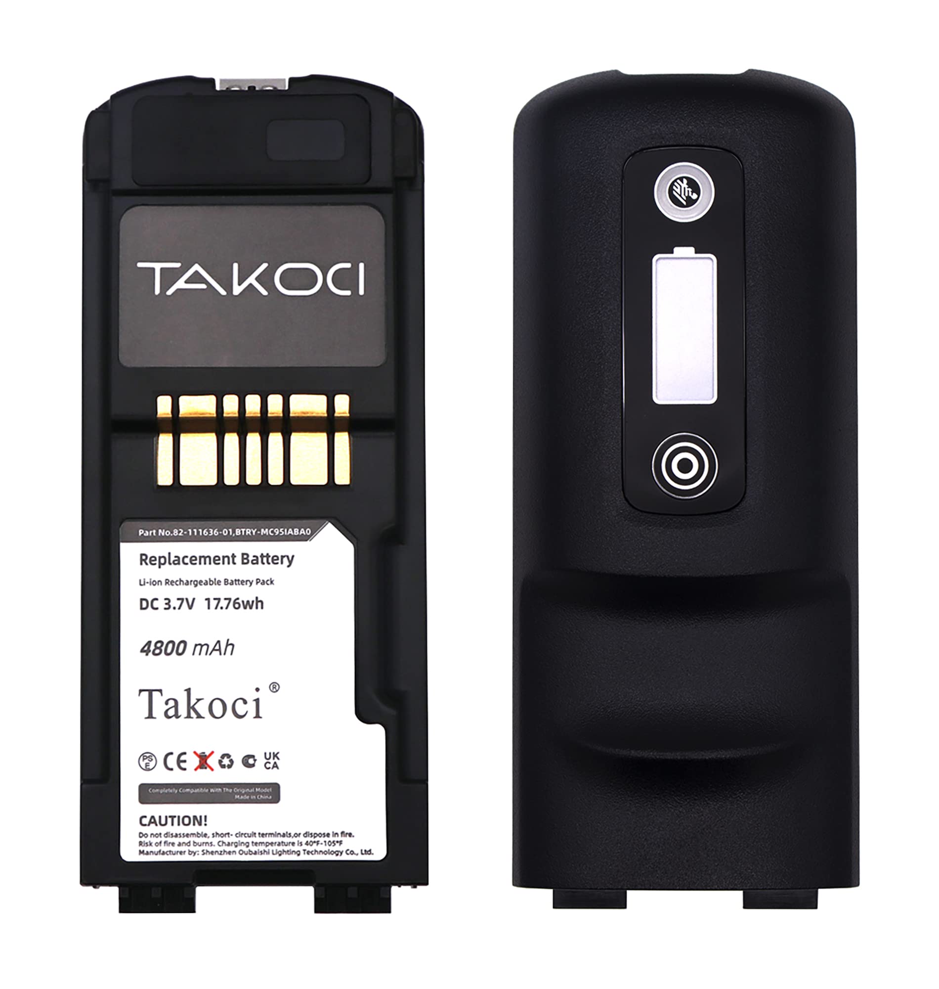 ChoyoqeR MC9500, MC9590 Replacement Battery Compatible with MC9500, MC9590, MC9596, 82-111636-01, BTRY-MC95IABA0 Barcode Scanner Battery 3.7V 4800mAh
