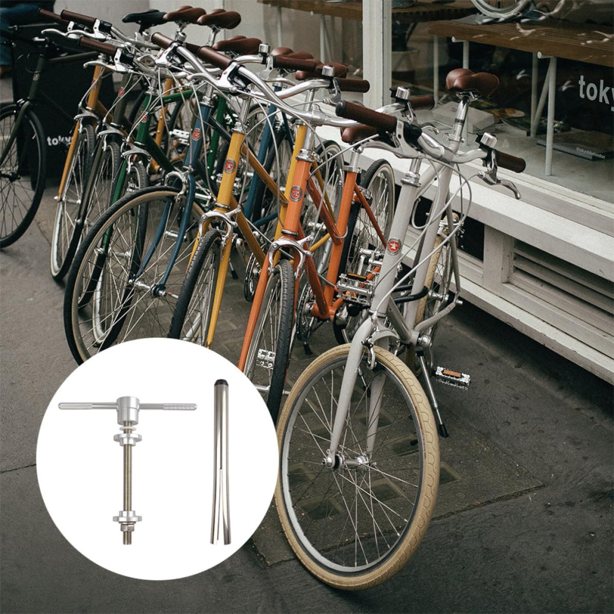 Fahrrad Steuersatz und Tretlager Einpresswerkzeug für Reparatur