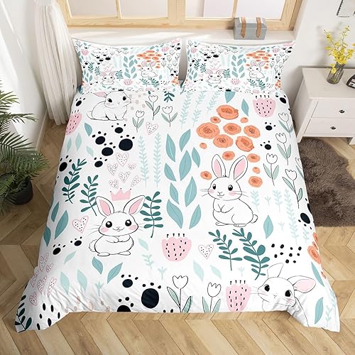 Vista 124 de Erosebridal Funda de edredón de zorro kawaii, juego de ropa de cama de zorro de dibujos animados, funda de edredón con 2 fundas de almohada para Fox