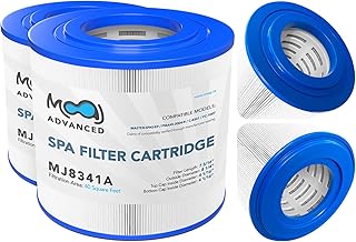 MOAJ Advanced Spa Filter 2-Pack Replaces PMA45-2004-R, Filbur FC-1007, Unicel C-8341, Master Spas EP40, X238330, X268325, X268330, APCC7156M, APCC7494 | 7 3/16