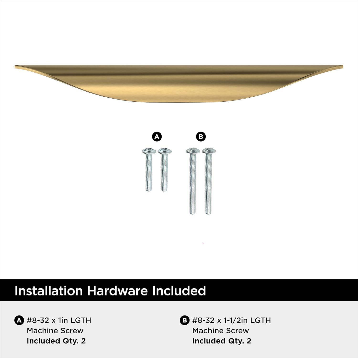 Amerock Current 5-1/16 inch (128mm) Center-to-Center Champagne Bronze Cabinet Pull - 10 Pack