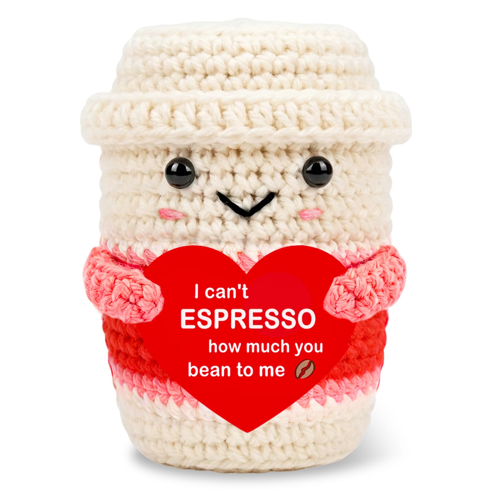 Yalucky Gifts For Girlfriend Boyfriend Handmade Coffee Crochet Cute Stuff Romantic I I Love You Gifts Christmas,Anniversary,Valentine'S Day,Birthday Gift For Her Him Husband Wife Gift Home Decorative