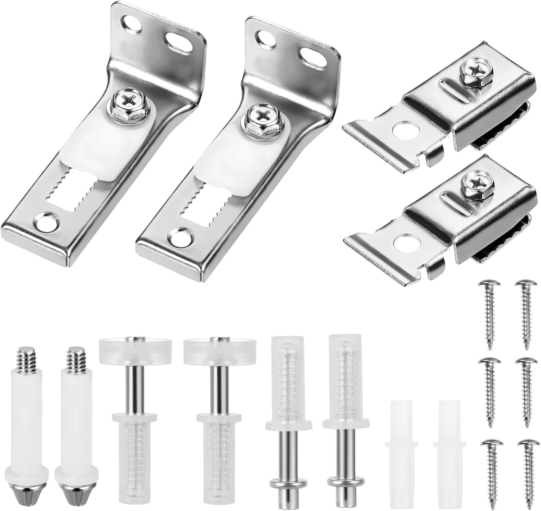 sourcing map 2pcs Bifold Door Hardware Kit Include Top Pivot & Guide