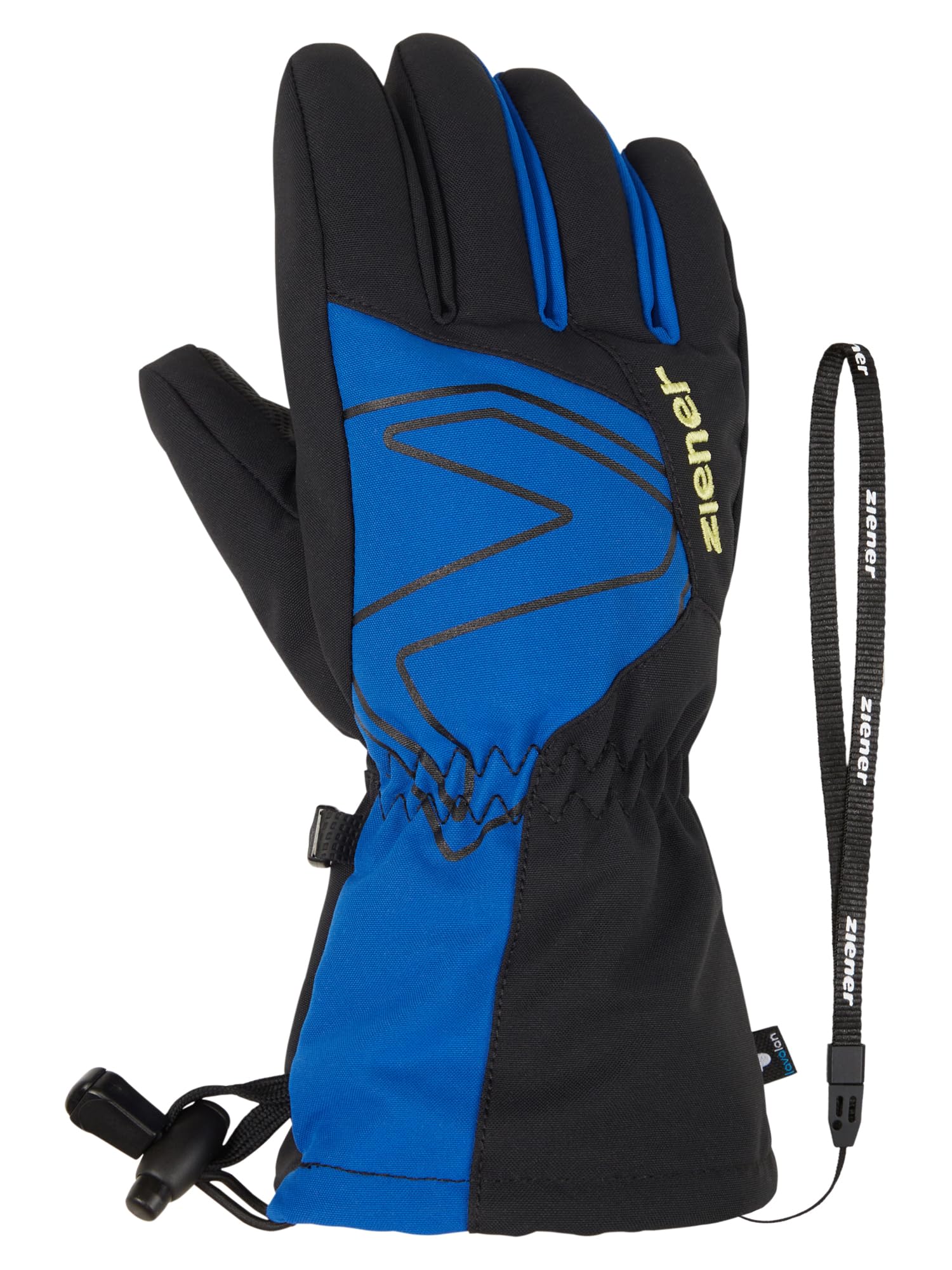 Ziener Kinder Laval Ski-Handschuhe/Wintersport | wasserdicht, extra warm, Wolle
