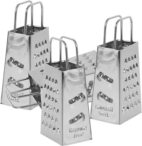 Rallador manual de queso de cuatro lados de acero inoxidable para uso doméstico, utensilios de cocina para rallar frutas de queso