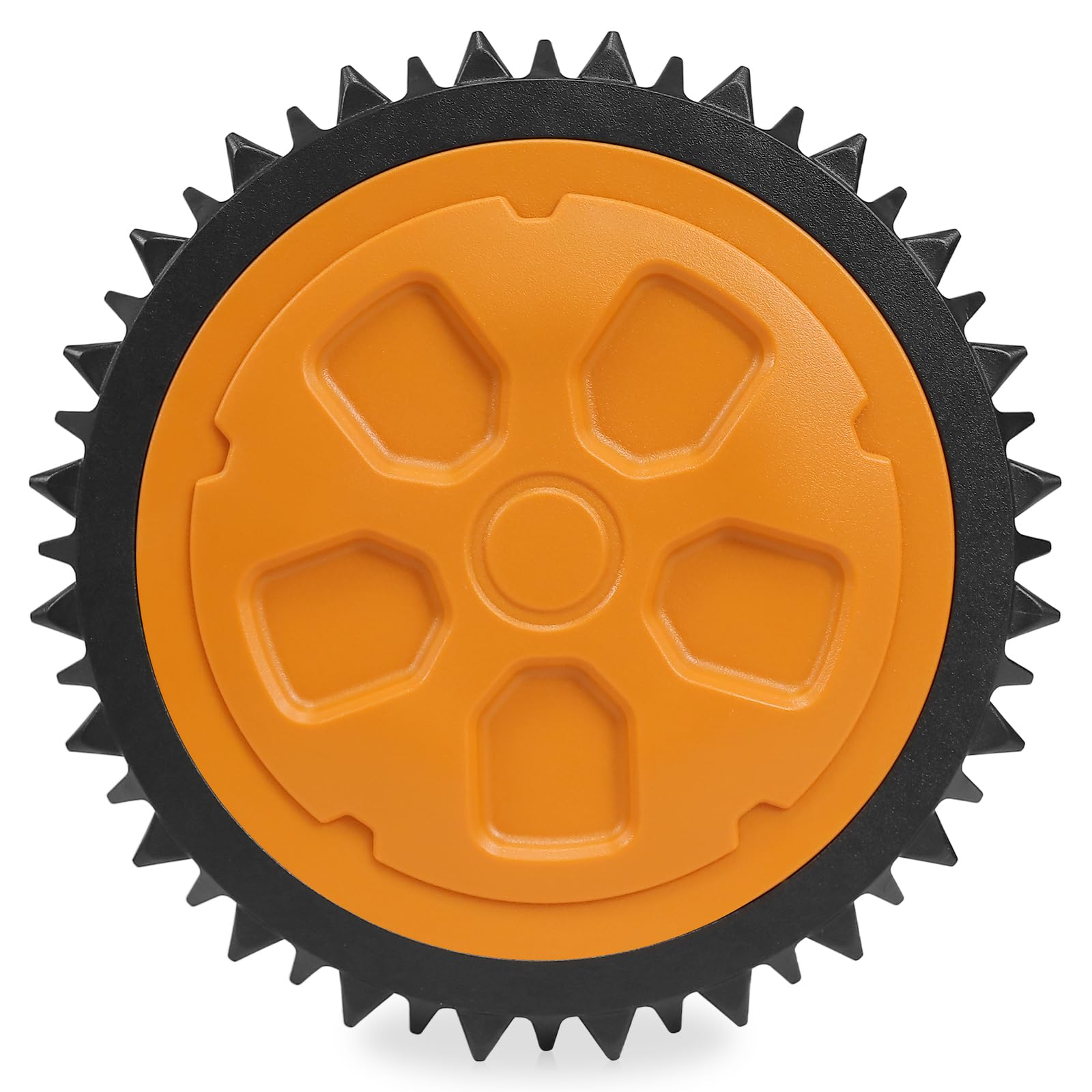 Dijia 2x Roues Lestées Tout-Terrain pour Robots Tondeuses Worx Landroid, avec Pointes en Acier, compatibles avec WR141E / WR142E / WR143E / WR165E / WR167E