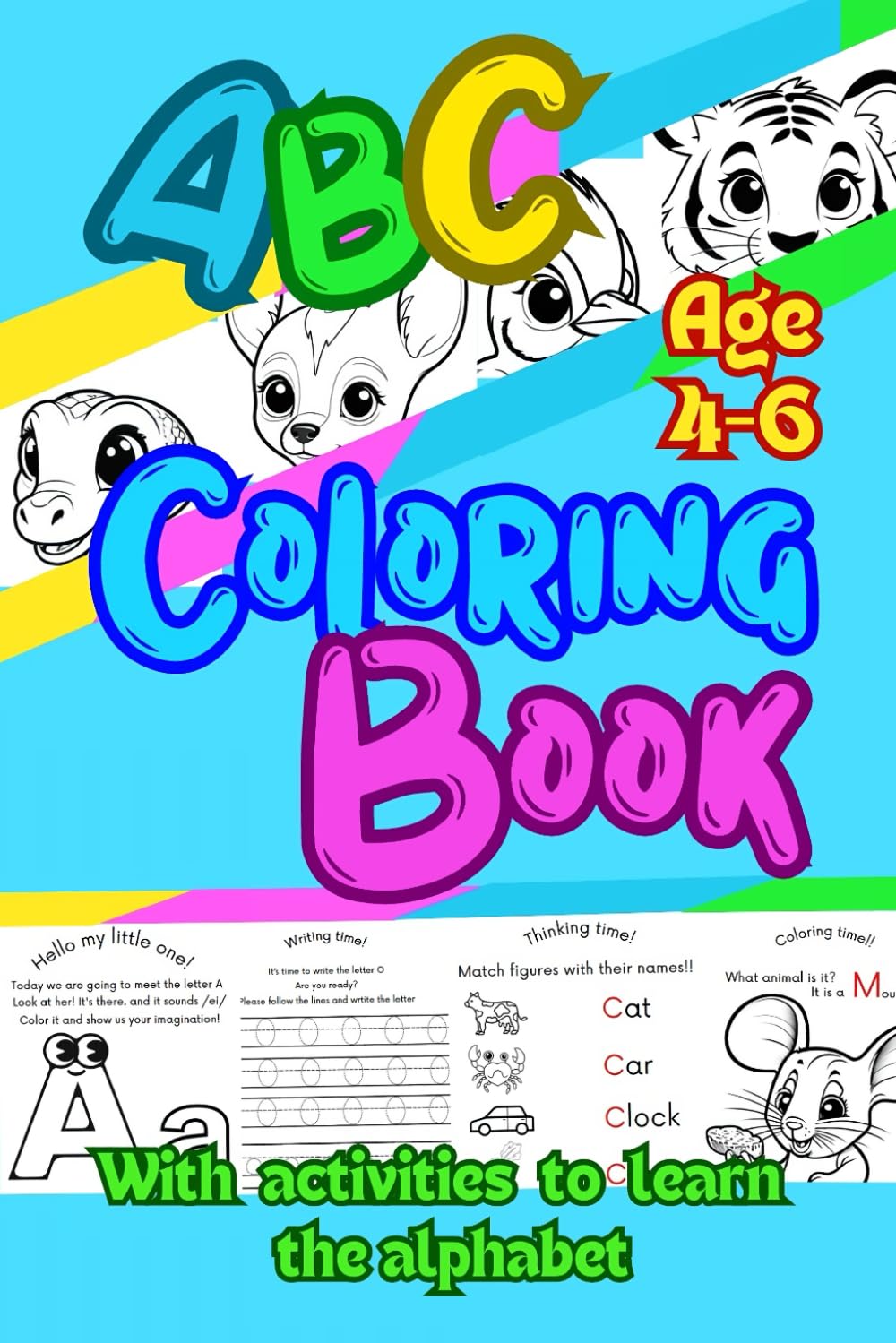 ABC Coloring Book: Coloring Book to learn the alphabet