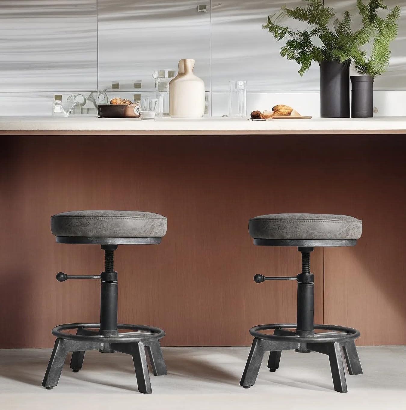 Bokkolik Counter Height Adjustable BOKKOLIK Set Of Industrial