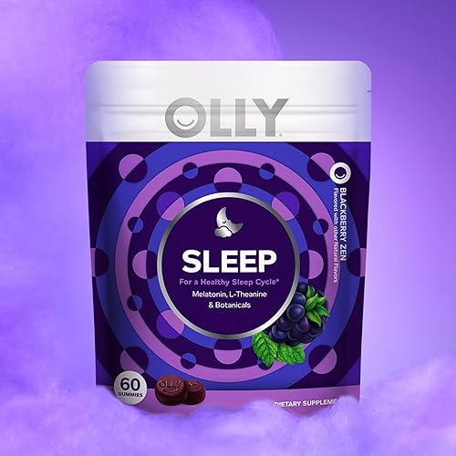 Miniatura 9 de OLLY Gomitas de sueño soporte ocasional para dormir 3 mg de melatonina L-teanina manzanilla bálsamo de limón ayuda para dormir mora - 60 unidades