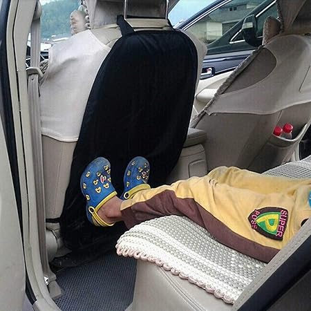 Amazon Co Jp キックガード 車用 キックパッド アンチ汚いマット チャイルドシート 保護マット 車 シートカバー 座席保護 シートプロテクター 子供のためのキックマット 傷 蹴り防止 汚れ防止 車座椅背の保護マット 軽量な防水 ブラック 66 44 Cm ベビー マタニティ