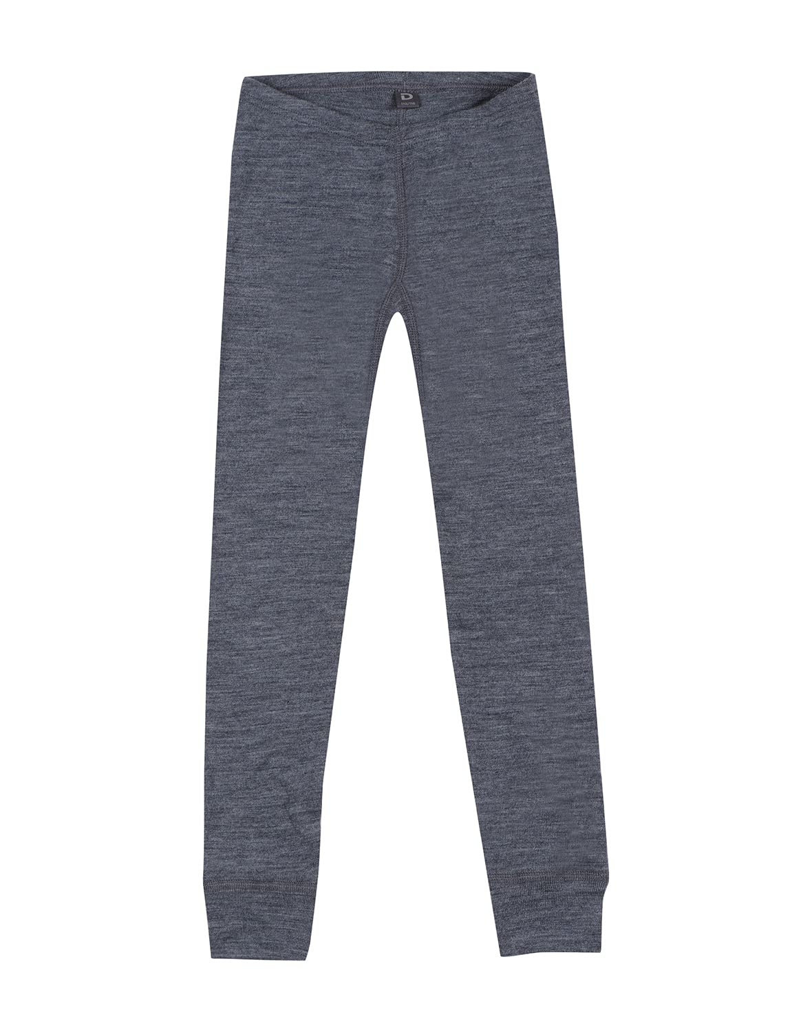 Dilling Blue Granite Melange Children's Merino Wool Leggings 11-12 Years