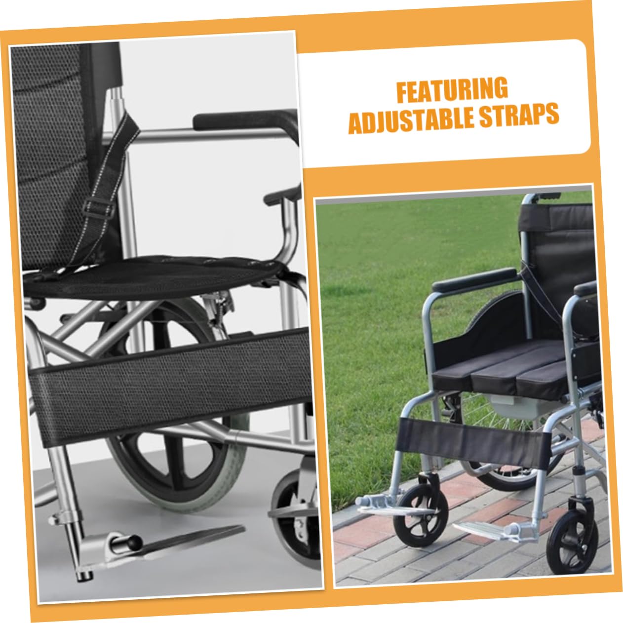 Healeved Legging para la movilidad en para personas mayores Correa de apoyo para las piernas -Correas para las piernas diarias -Correa de pantorrilla Cinta Anciana Tela Oxford
