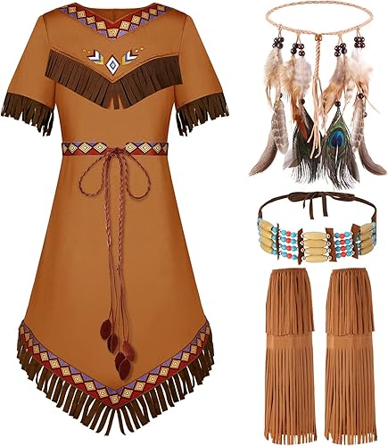Miniatura 2 de Disfraz nativo de Halloween para mujer, disfraz de doncella india, princesa nativa, disfraz de cosplay