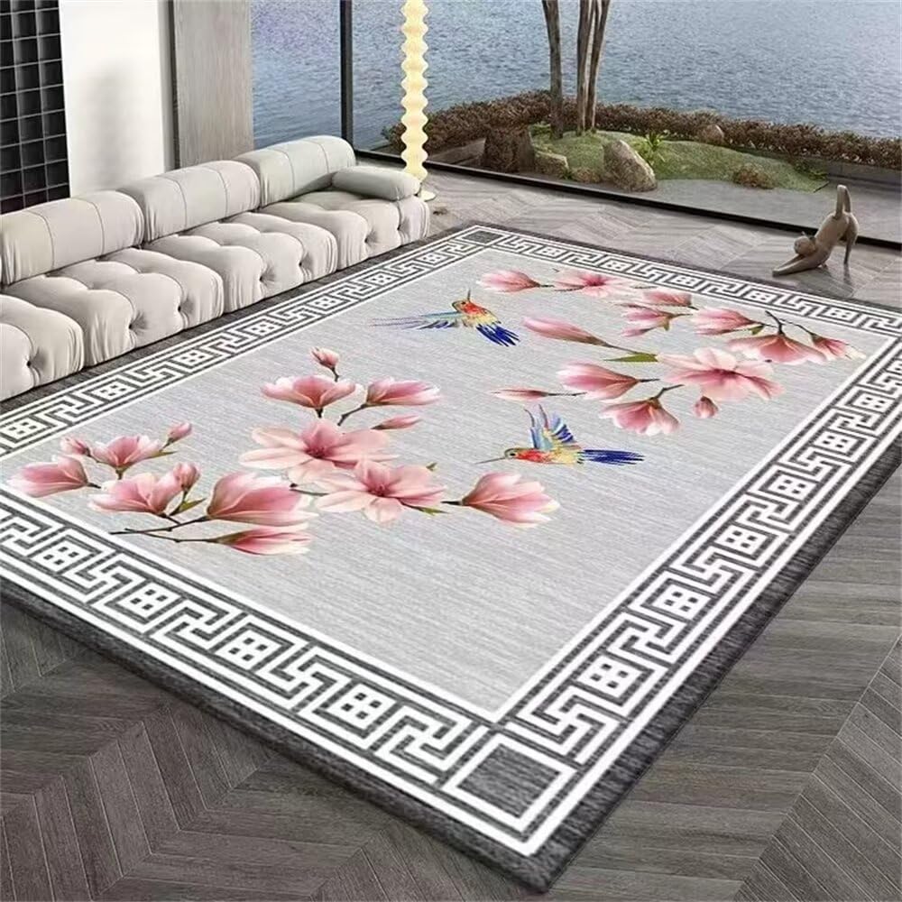 Tapis chambre enfant doux et lavable pour espace de jeu cocooning