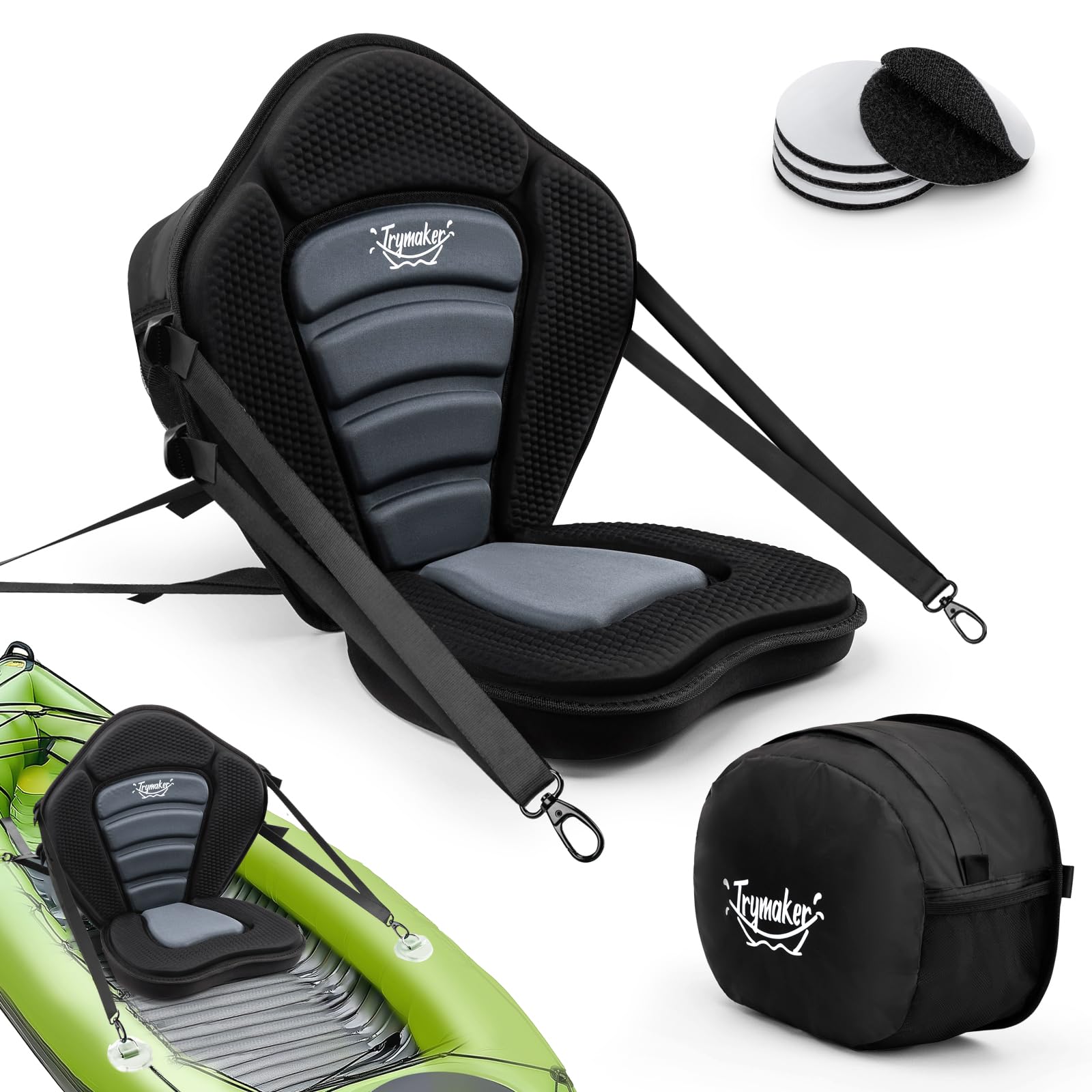 Low-price SUP seat with decent comfort, but check fit and expectations