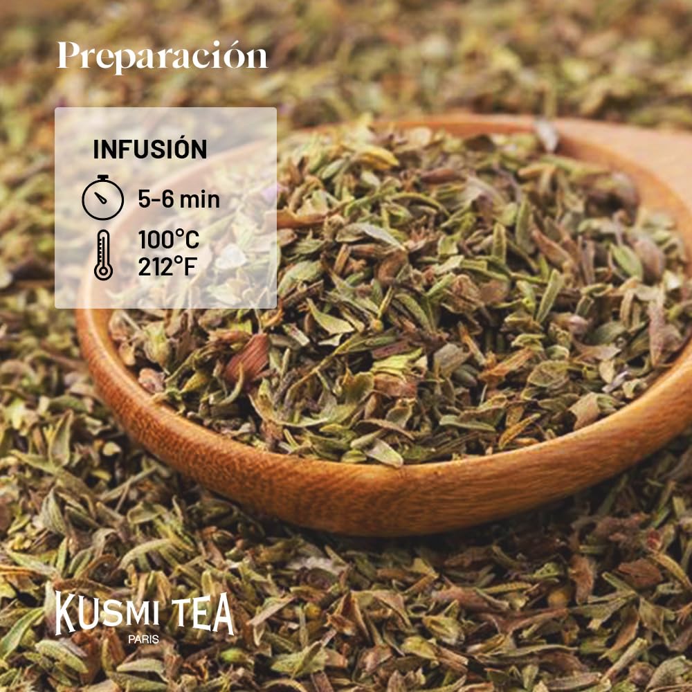 Kusmi Tea Sweet Break Té Orgánico Hibisco Frutos Rojos Tisana sin Teína Lata 100g