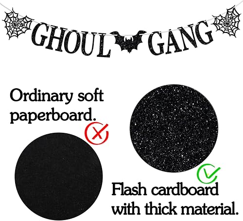 Miniatura 2 de Cartel de Ghoul Gang, accesorios para fotos de fiesta de noche de Halloween, temática de fantasmas de terror, suministros de decoración de fiesta de