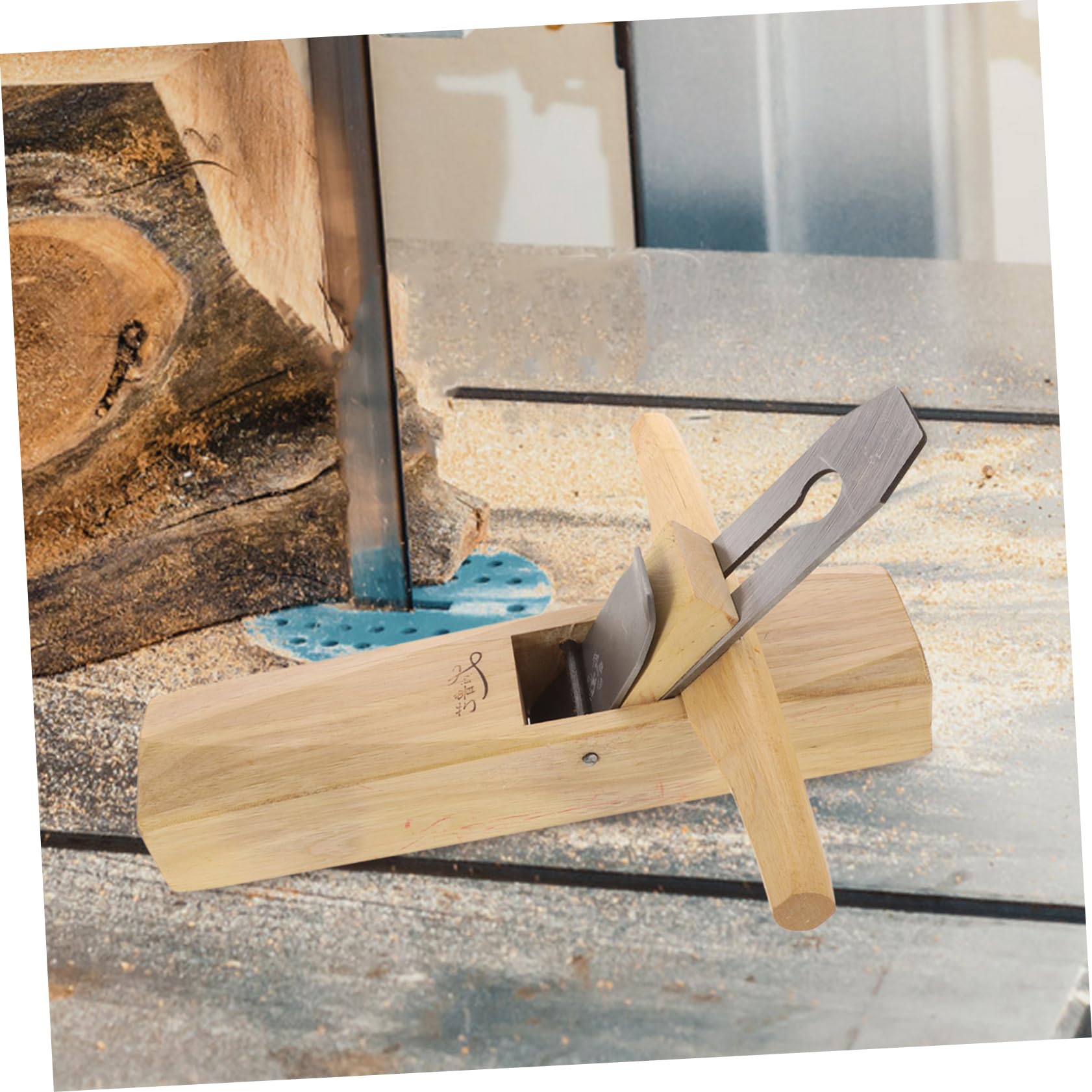 Cepilladora de Madera Manual Alargada para Carpintería y Taller | Madera y Metal, Cuchilla Ajustable, Diseño Versátil, Uso en Escultura y Modelado