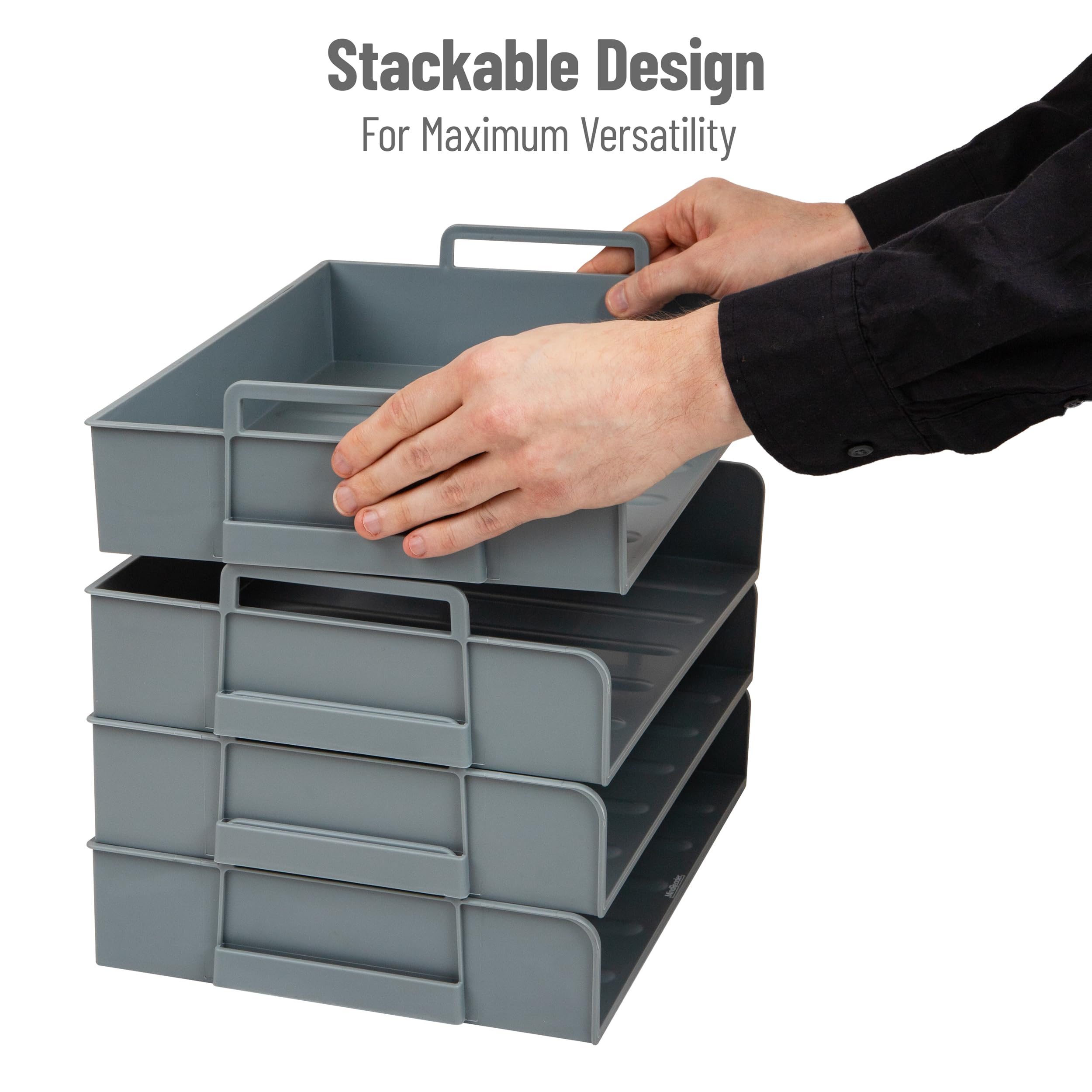 Snapklik.com : Stackable Paper Tray, Desktop Organizer, File Storage ...