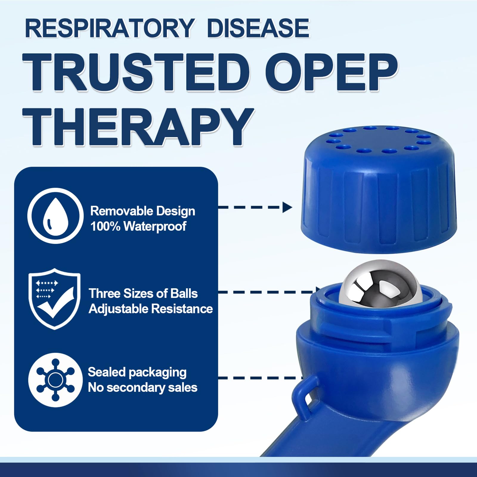 AIR Incentive Spirometer, Blue (14mm)