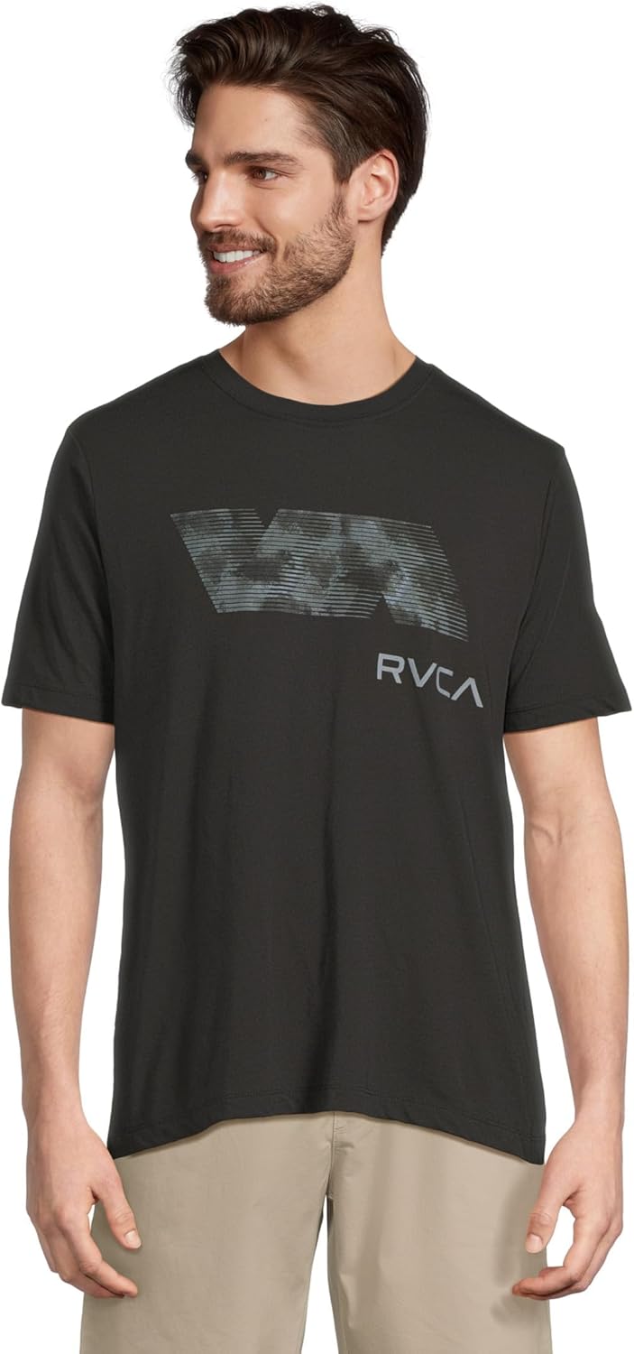 RVCA Men's Blur Fill Short Sleeve