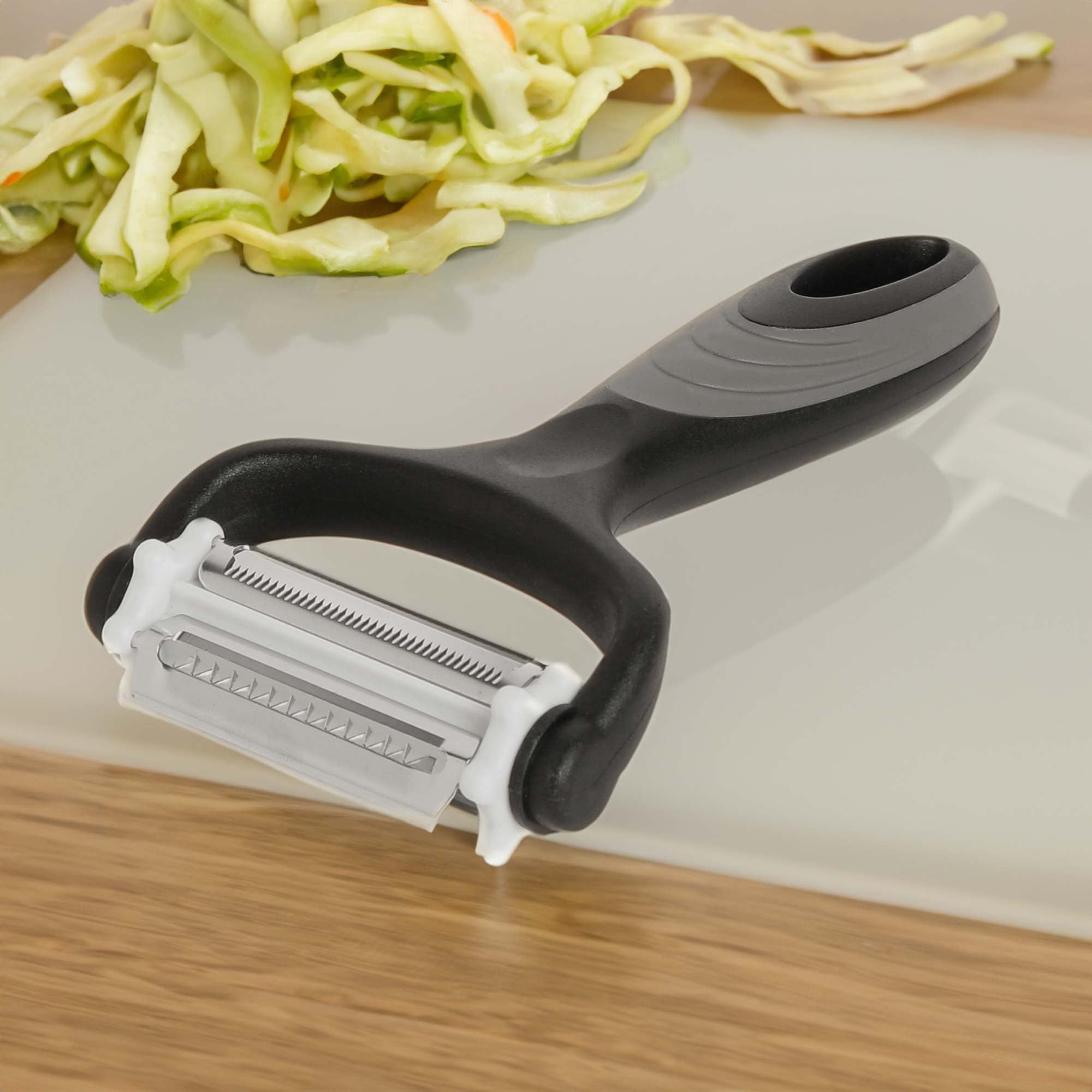 10Club 3 in 1 Rotary Multi-Functional Peeler, Suitable for Vegetable and Fruit, with Serrated Blade + Straight Julienne Stainless Steel, Anti-Slip Handle Design, Slicer Kitchen (B0CJJV21SM) Amazon Price History, Amazon Price Tracker