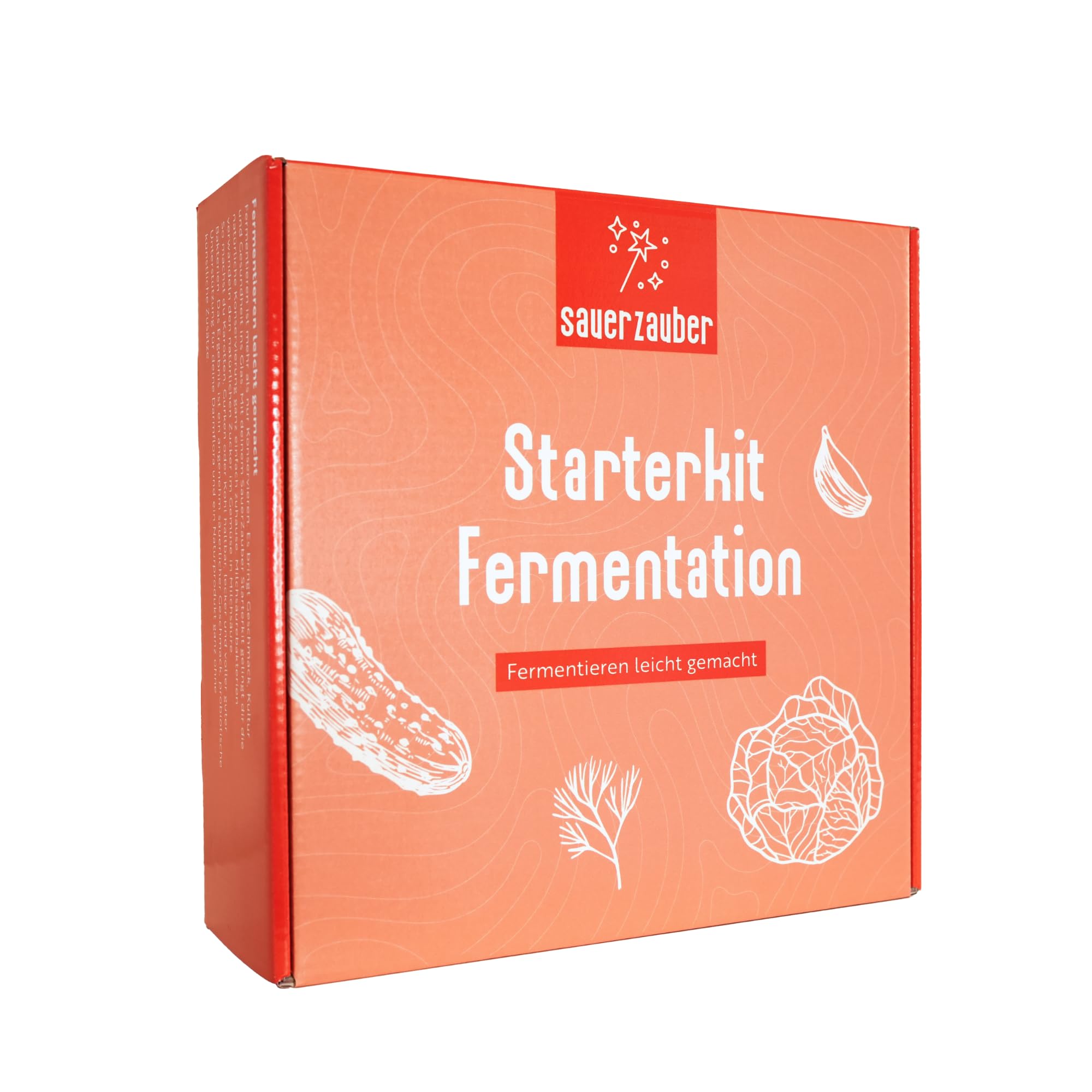 Starterkit Fermentation – großes Fermentierset für Gemüse wie Kimchi, Sauerkraut - 1 L Fermentierglas, Fermentiergewicht, Krauthobel & Zubehör – Fermentieren leicht gemacht.