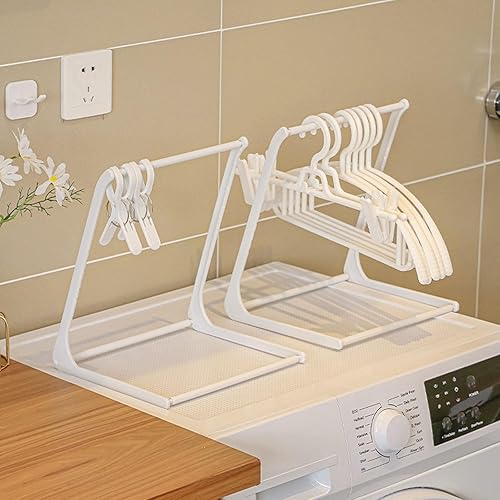 Miniatura 7 de Organizador de percha para armario, lavandería, ropa para colgar ropa, apilador, soporte para colgar ropa para adultos o niños