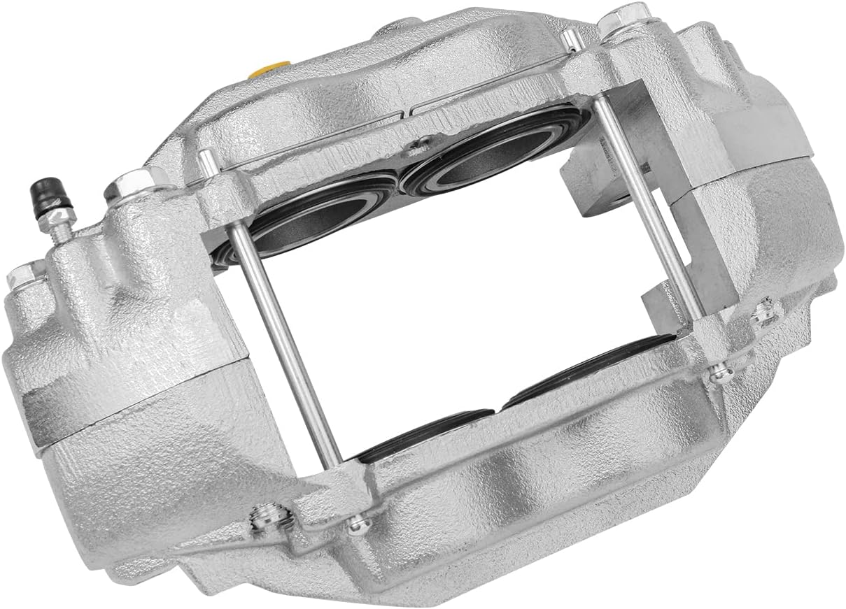 Detroit Axle - Front Brake Kit for Toyota 07-16 Tundra 08-16 Sequoia, Disc Brake Calipers Ceramic Brake Pads w/Hardware 2008 2009 2010 2011 2012 2013 2014 2015 2016 Replacement