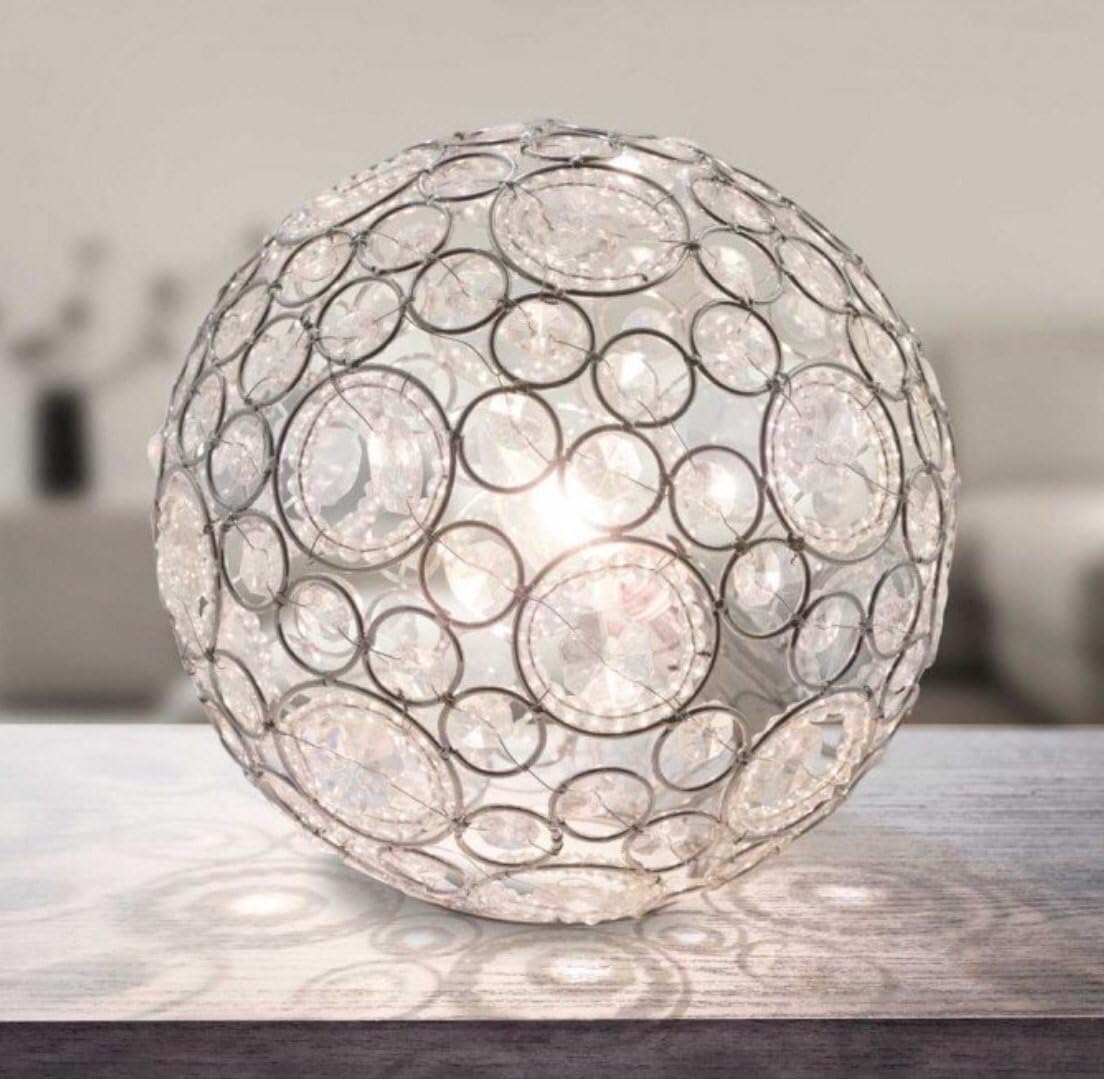 Sparkle Acrylic Gem Jewel Sphere Table Lamp