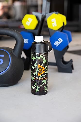 Miniatura 6 de Tea of a Kind TOAK - Kit de inicio de botella de agua reutilizable, incluye 3 tapas para mezclar con tu agua, tapas de sabor portátiles (botella de