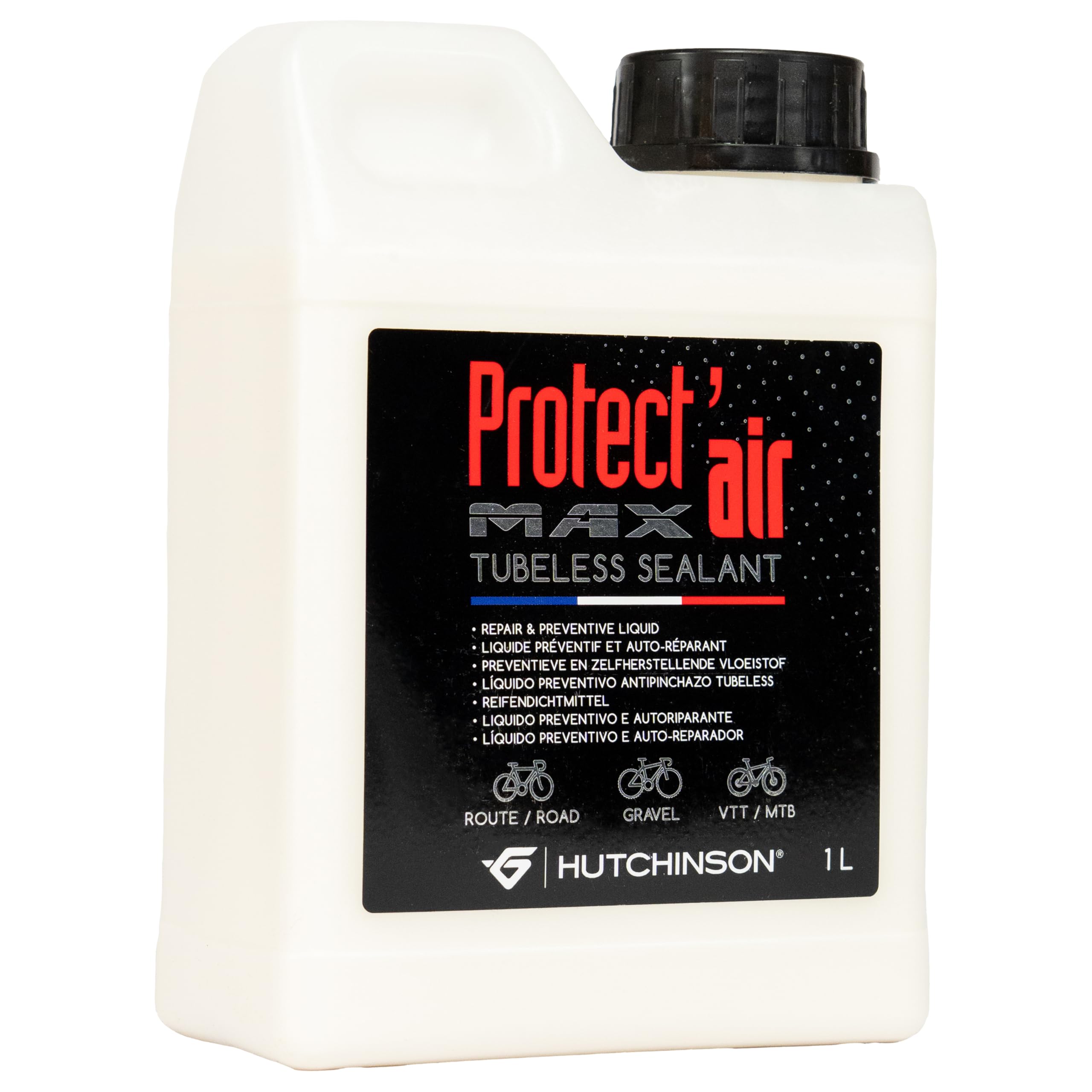 Hutchinson – Protect’Air Max – Tubeless Tyre Sealant for MTB, Road & Gravel Bike – 1 Litre