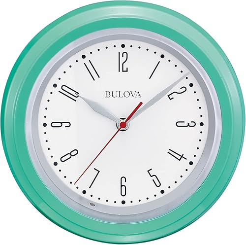 Miniatura 2 de Bulova C4892 Darian Reloj de pared decorativo moderno con esfera iluminada trasera, luz trasera totalmente iluminada automática, manecilla de