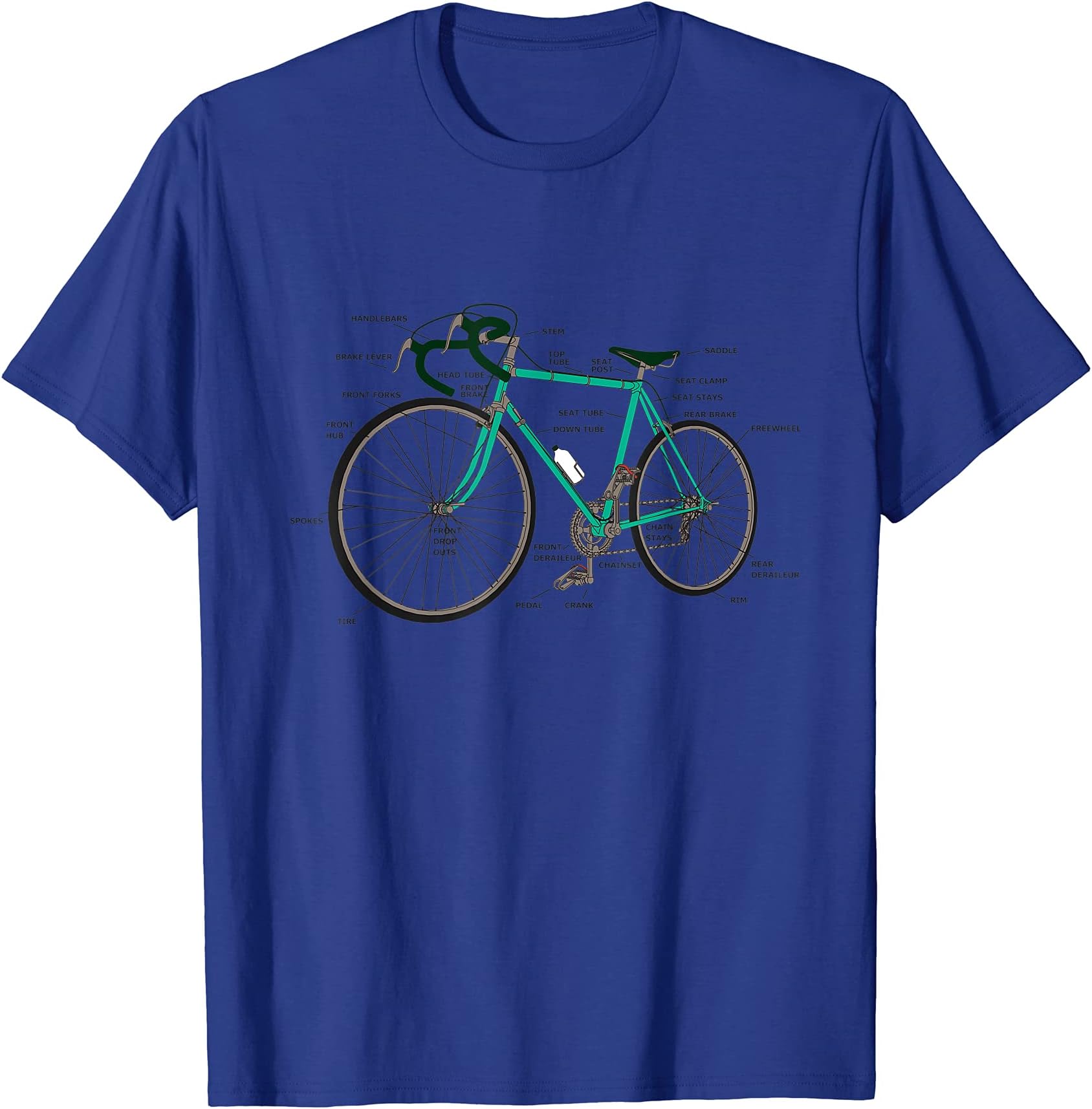 LoveCyclingDesignTeesCycling T-Shirt. Mountain Bike Tee