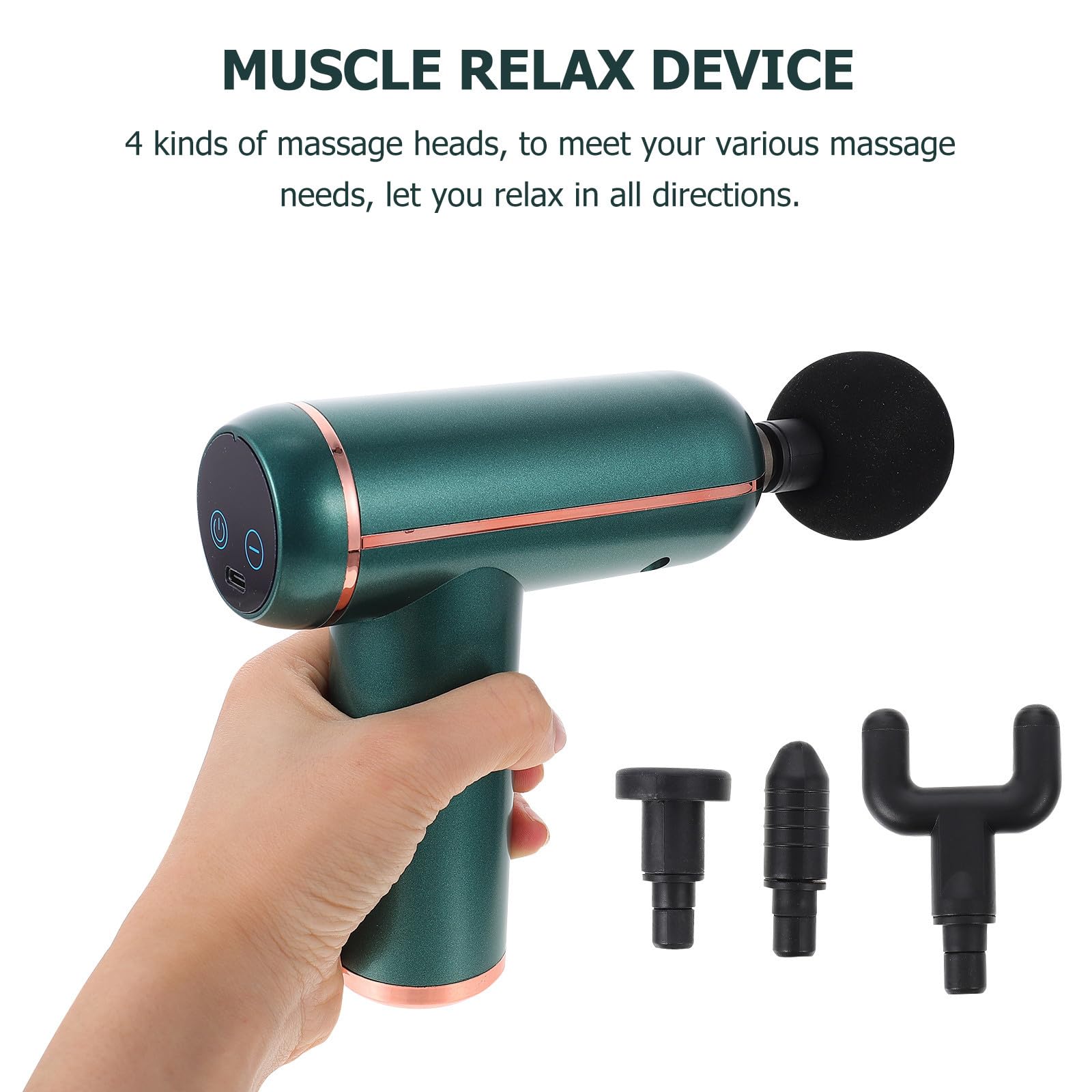 Kleiner USB Muskelmassagegerät Elektrisch mit 6 Stufen, 1800mah