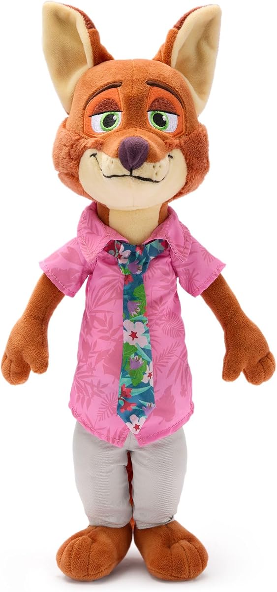 Peluche oficial de Nick Wilde de Disney Store – Zootopia 2 juguetes para niñas y niños – Lindo animal de peluche con escultura detallada de felpa y detalles bordados – Juguetes de peluche de Disney para niños – 17 pulgadas