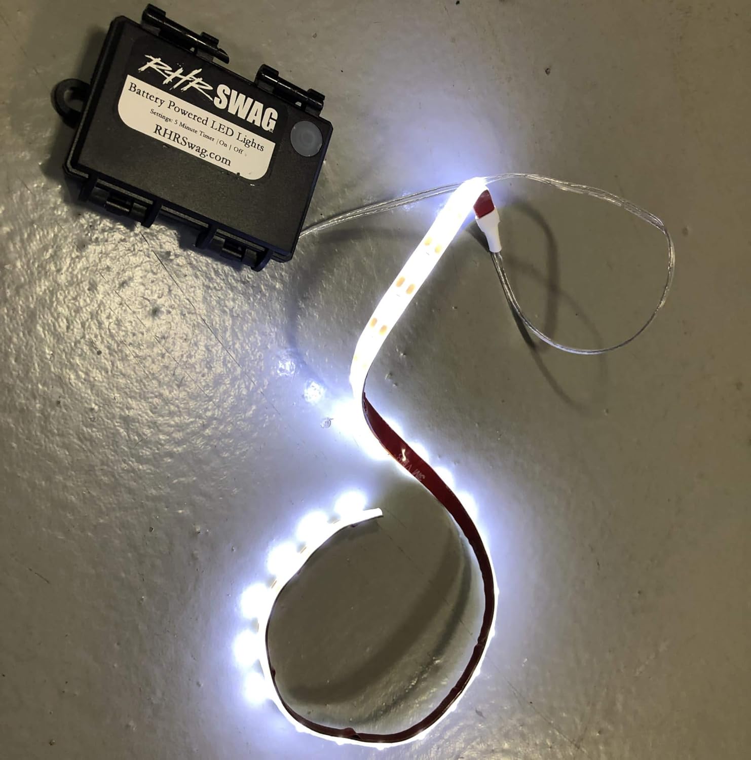 RHR AA Battery Powered Truck Bed Cargo LED Lights, 35" LED Lights w/Switch & AA Battery Box