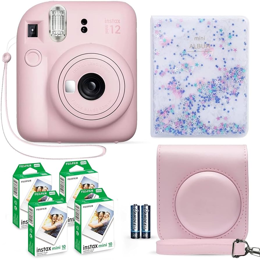 instax mini 12blossom pink 本体 Amazon.com : Fujifilm Instax Mini 12 Instant Camera Blossom