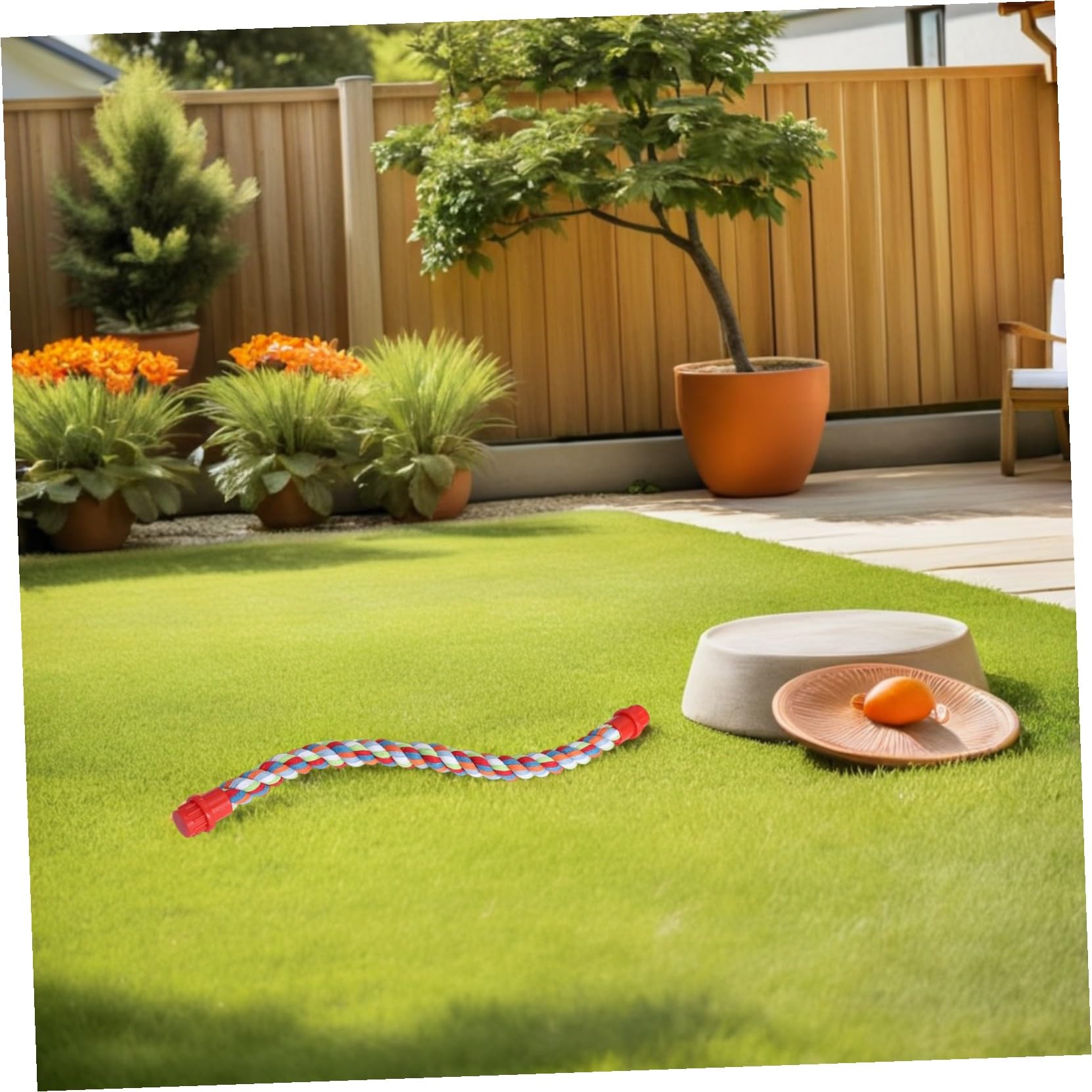 3 Stück Teiliges Baumwollseil Sitzstangen für Vögel und Kleintiere Biegsame Kletter Spielstangen für Papageien Hamster Chinchillas Flexible Vogelkäfig-perchen