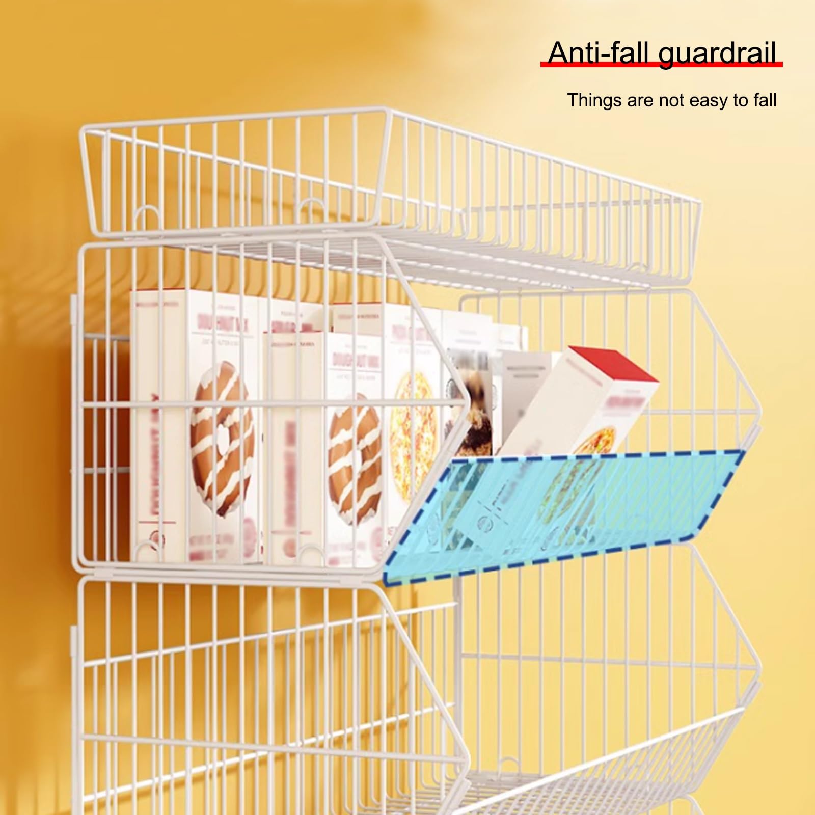 Scaffale a gondola regolabile in metallo bianco per supermercati e minimarket, 60 x 45 x 140 cm, ideale per snack e vendita al dettaglio, soluzione robusta e versatile