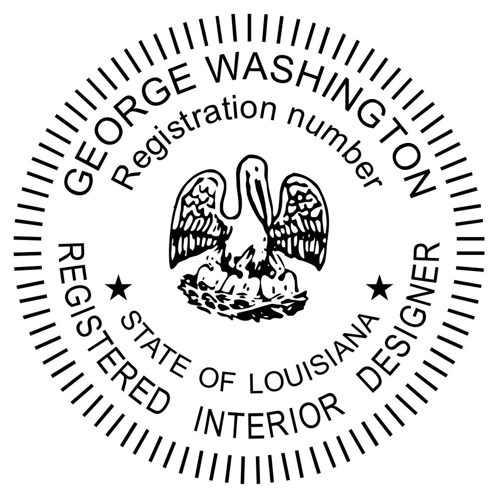 Louisiana Interior Designer Embosser
