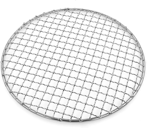 Multi-Purpose Barbecue Net,BBQ Net for Grilling,SUS304 BBQ Grill Mesh, Round
