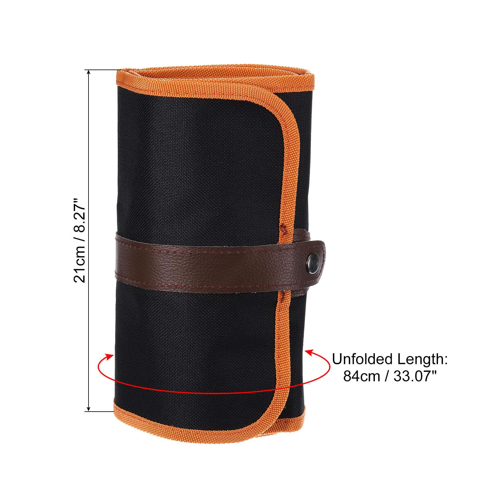 PATIKIL Handmade 72 Slots Roll Up Pencil Case - Image 2