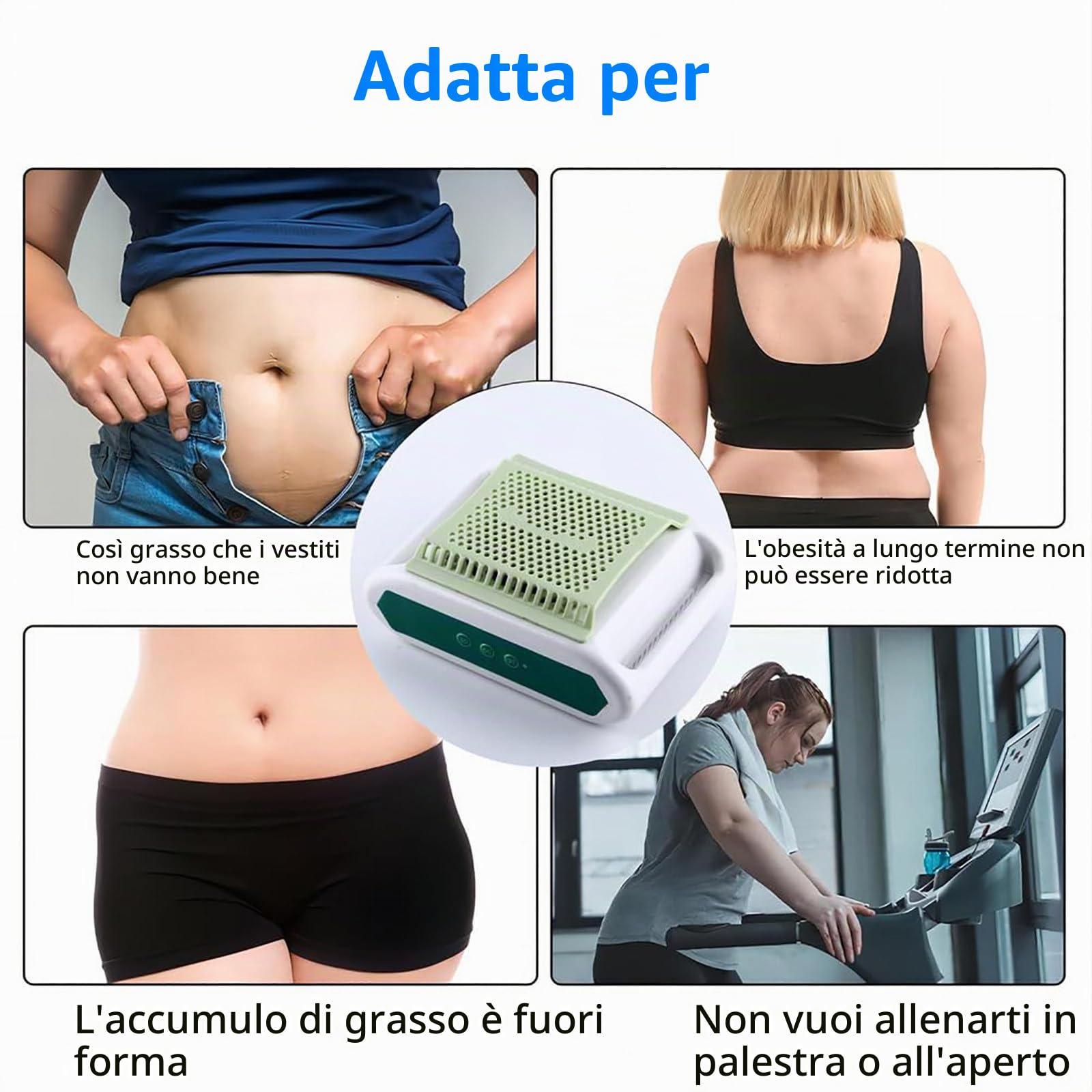 Congelatore di Grasso Domestico, Macchina per La Criolipolisi per Modellare Il Corpo, Timer da 30min/60min, Brucia Grassi Addominali, per Addome, Braccia, Cosce, per Uomini E Donne