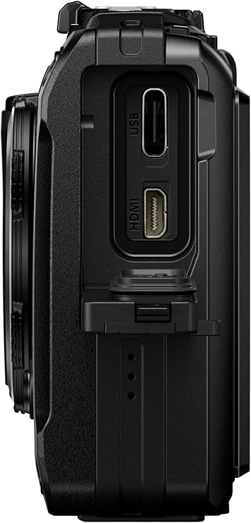 Olympus OM System TG-7 Zor Koşullara Dayanıklı Kompakt Fotoğraf Makinesi 4x Zoom F2.0 Siyah