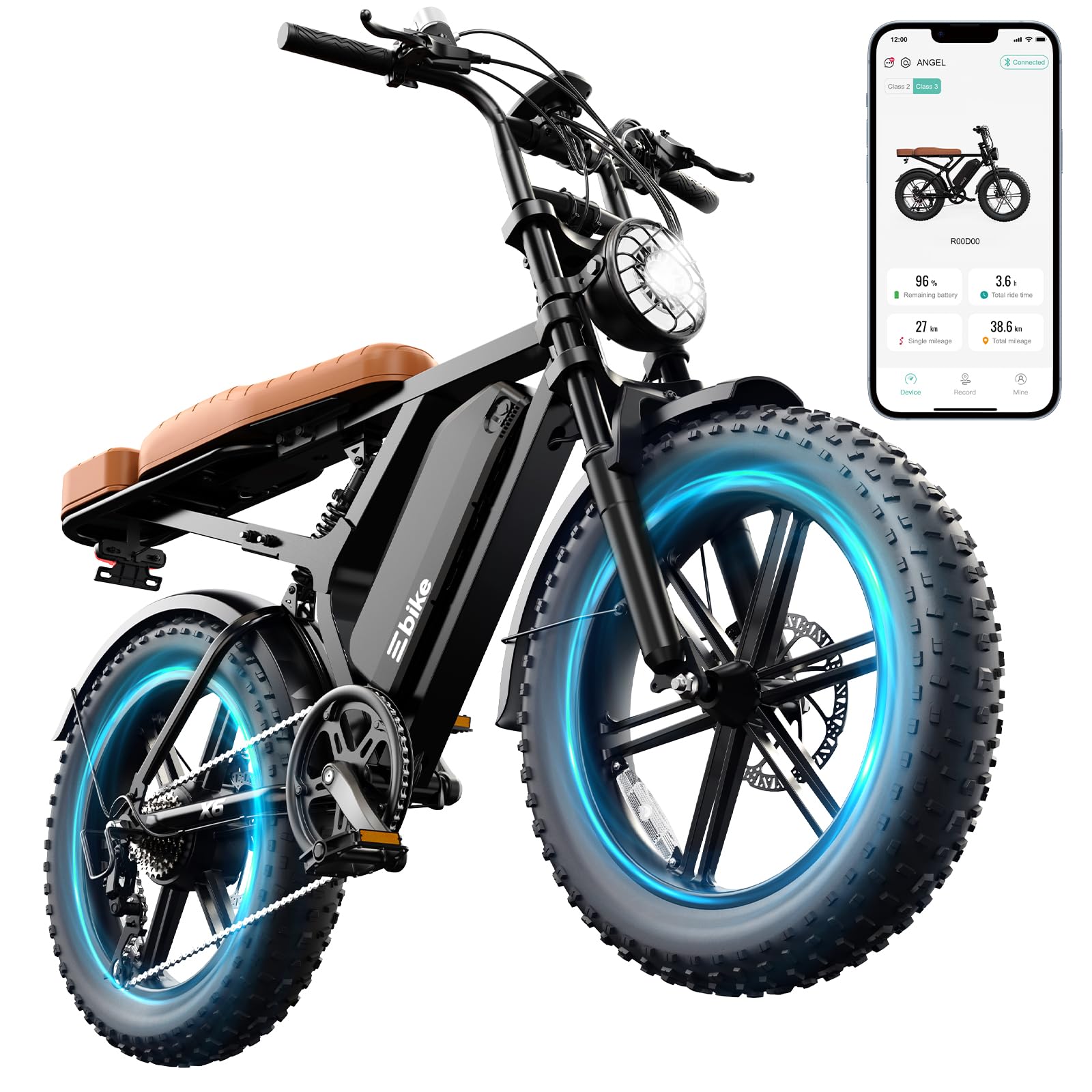 TST Electric Bike for Adults, 48V 15 Ah Battery, 2000W Peak Motor, 28MPH