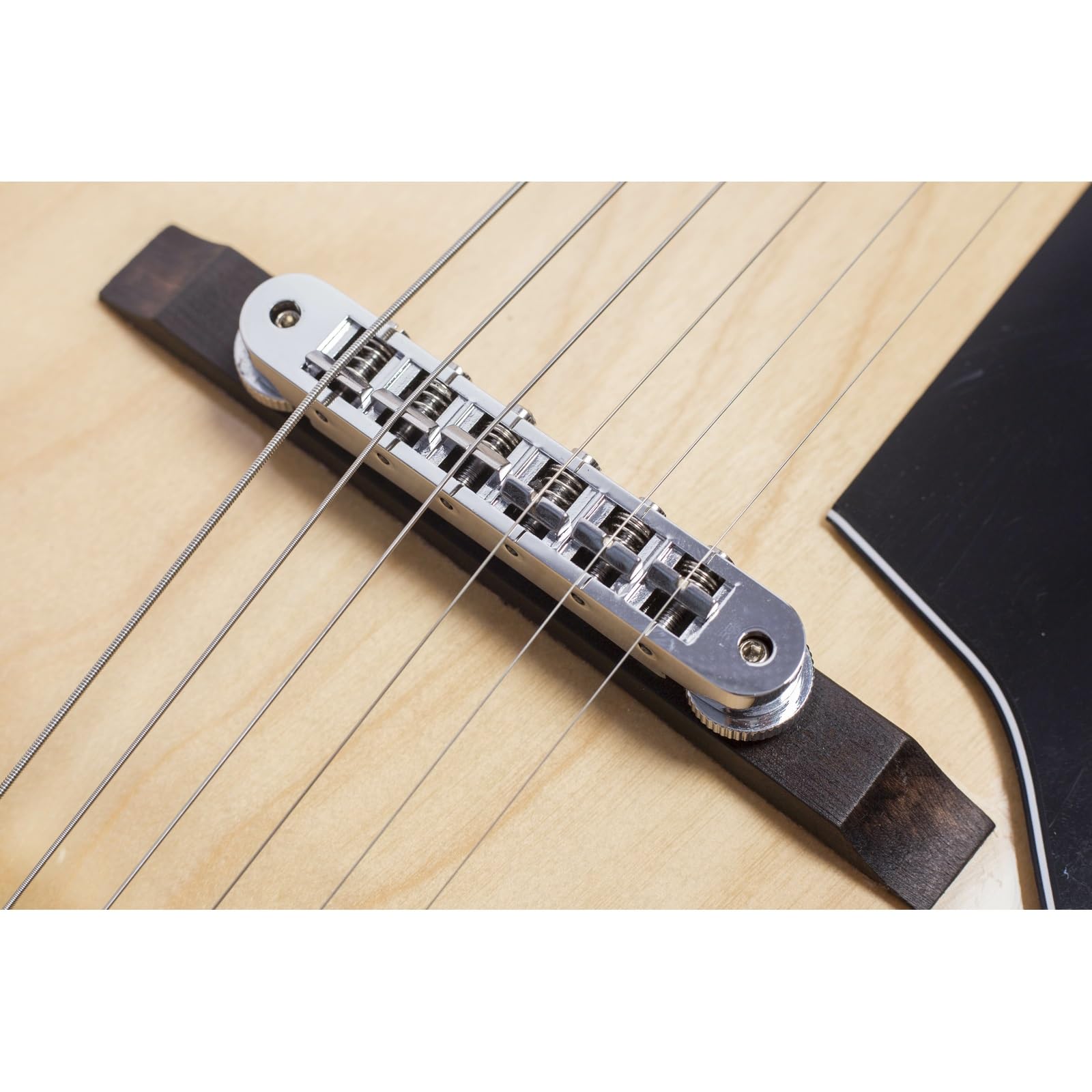 Standard Gitara Elektryczna Gitara Elektryczna Jazzowa Natural Hollow Body 6 Strunowa Dla Praworęcznych Profesjonalna Wydajność