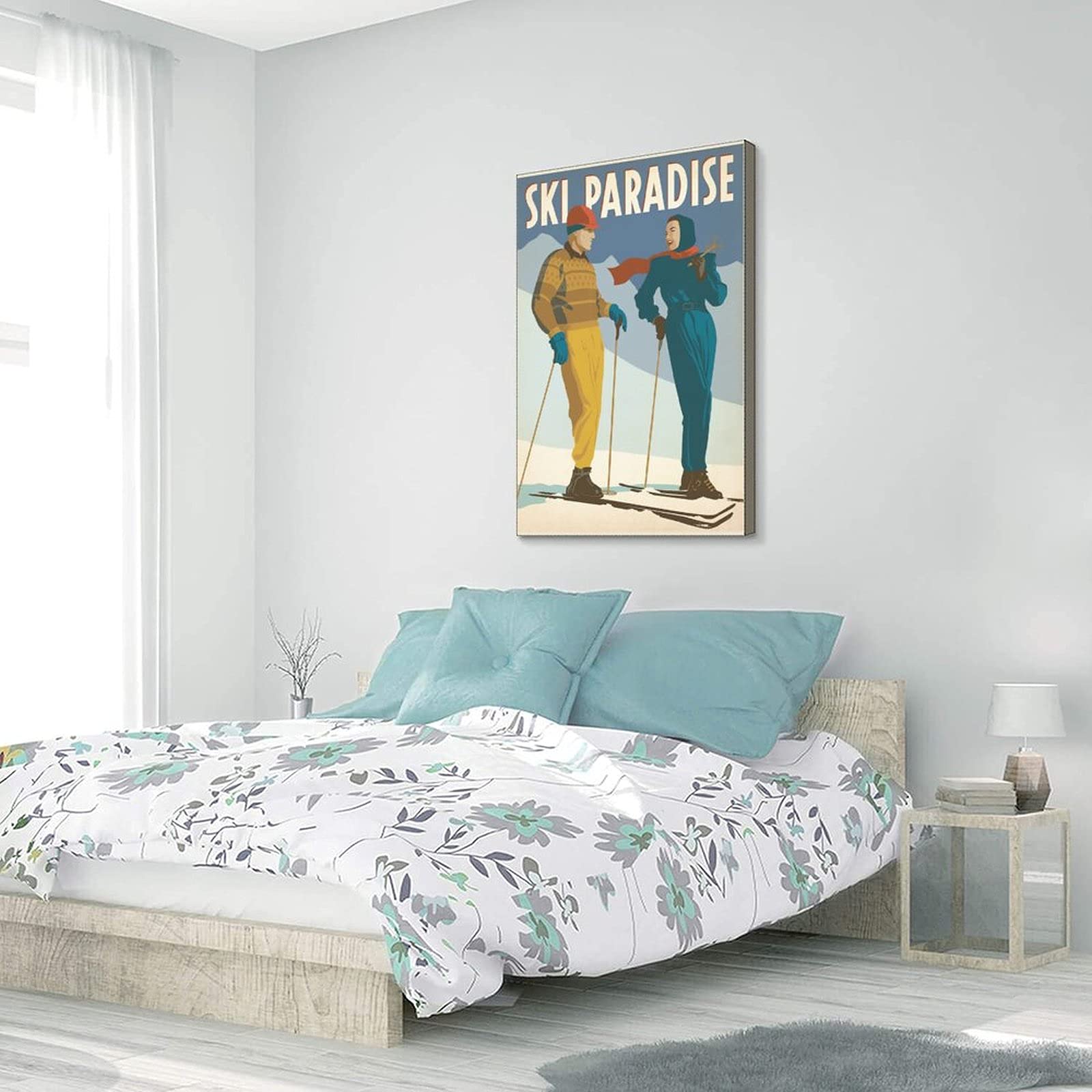 Poster vintage da viaggio in stile moderno per ufficio, famiglia, camera da letto, regalo