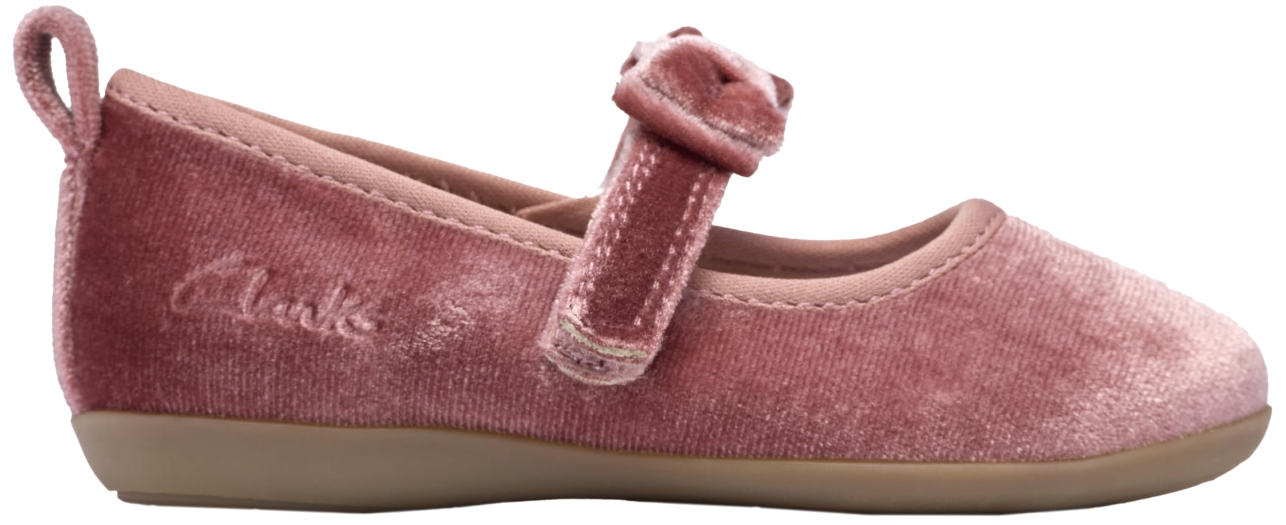 Clarks Charm Bow T. Childrens Dusty Pink, 6